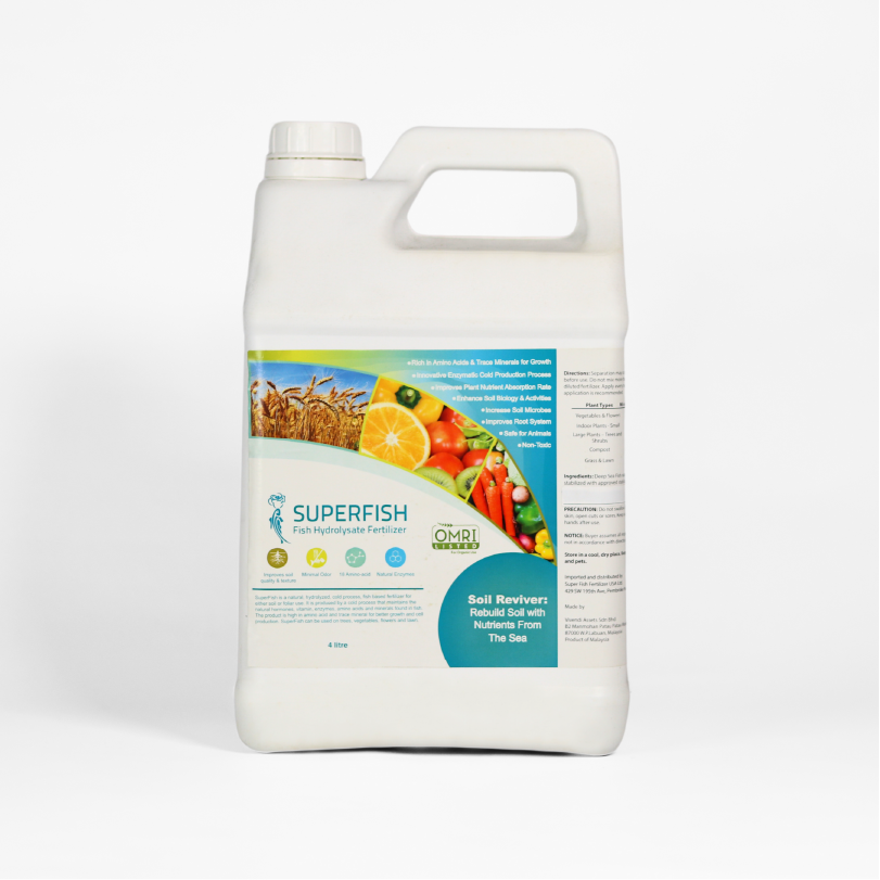 Superfish Fish Hydrolysate Fertilizer - 01