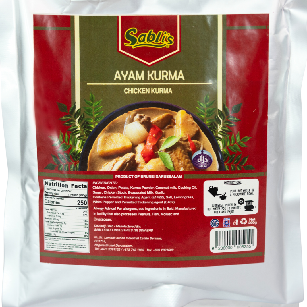 3 Chicken Kurma in pouch