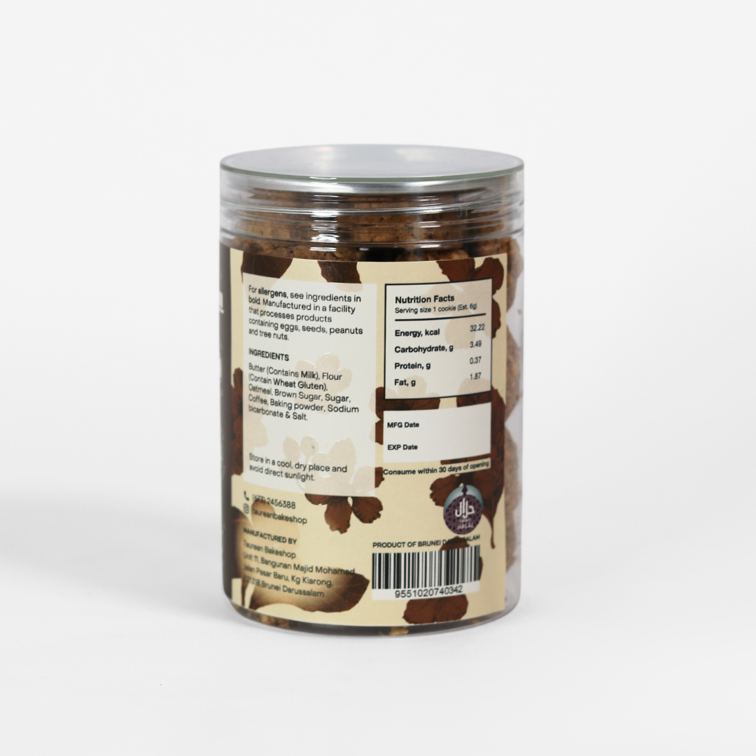 3 Coffee Oatmeal Cookie 160g