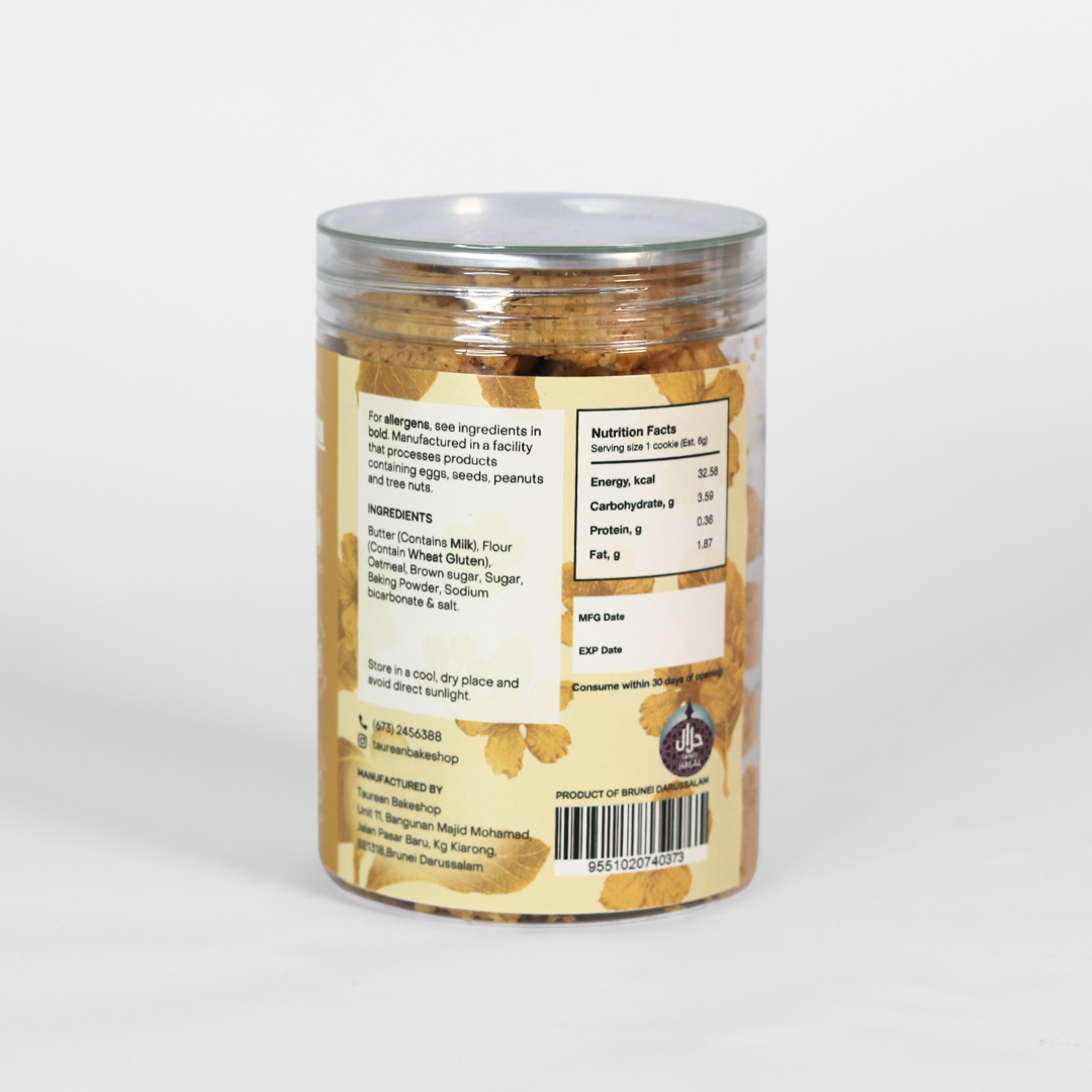 3 Original Oatmeal Cookies 160g