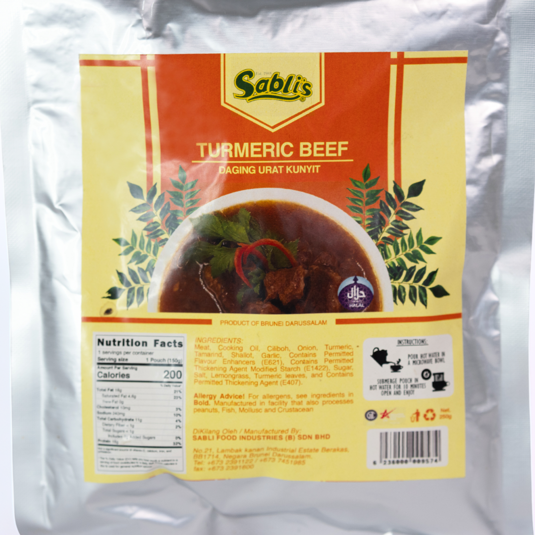 3 Tumeric Beef Tendon in pouch